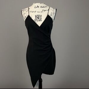 PrettyLittleThing Black Mini Dress Sleeveless Ruched Bodycon Party‎ Cocktail
